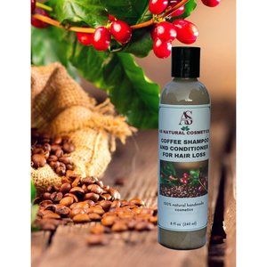 Coffee Shampoo & Conditioner for Hair Loss - 8 oz